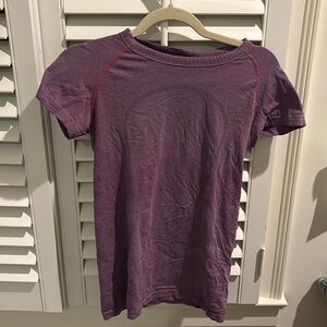 Lululemon Swiftly Tech Short-Sleeve T, Size 8, Color Plum